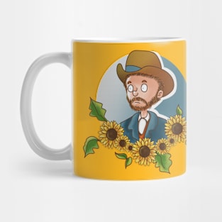 The man of sunflowers Mug